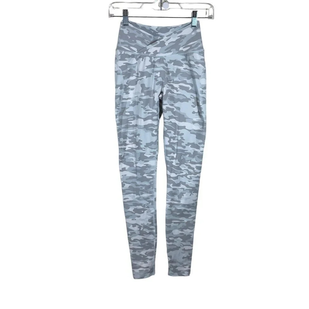 Alphalete‎ Ankle Legging Women's Size S Multicolor Camouflage Polyester Pull On